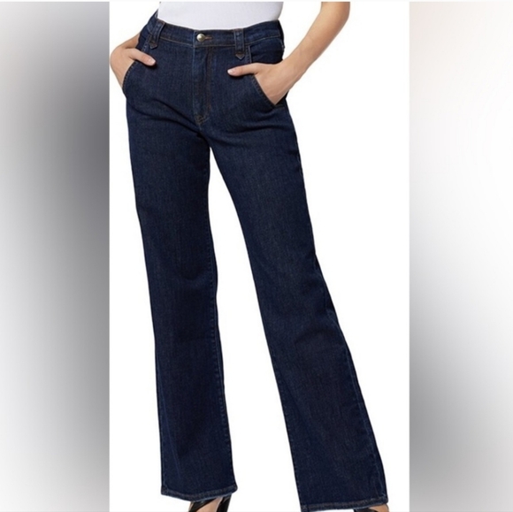 Joie Jeans 27 wide leg dark wash NEW - Picture 6 of 9